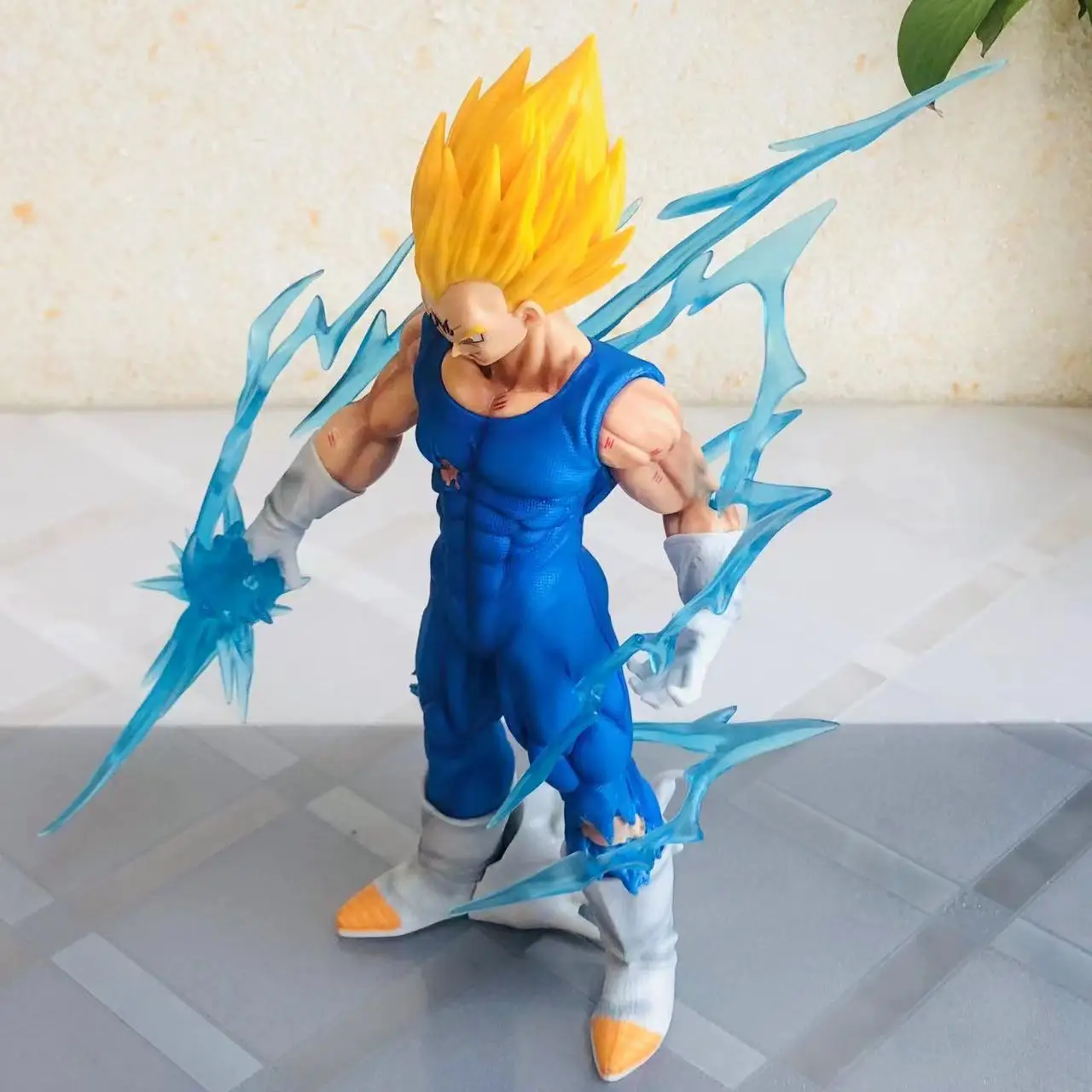 Figuras de acción de Anime de Dragon Ball Z, juguete de decoración de dibujos animados de Vegeta, autodestructo, estatua de Super Saiyan, 26cm