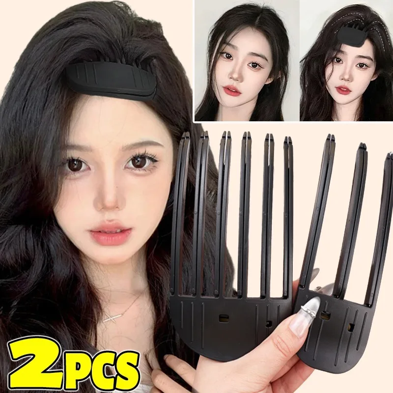 1/2Pcs Simple Fluffy Hair Roots Clips No Heat High Vertex Hair Curler Styling Fluffiness Women Men Volume Wind Sculpting Comb