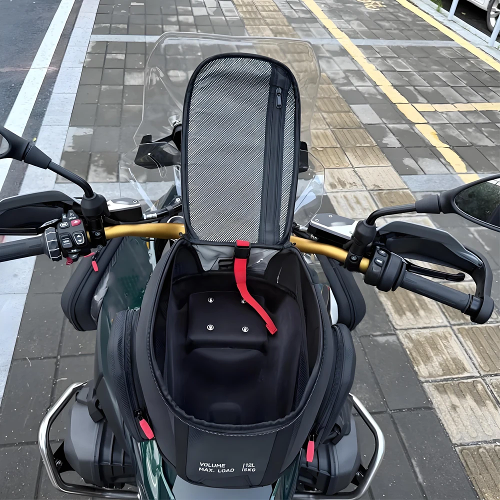 

New Motorcycle Waterproof Fuel Tank Bag 12L Tool Backpack Portable For BMW R1300GS GS1300 R 1300 GS R 1300GS 2023 2024 2025