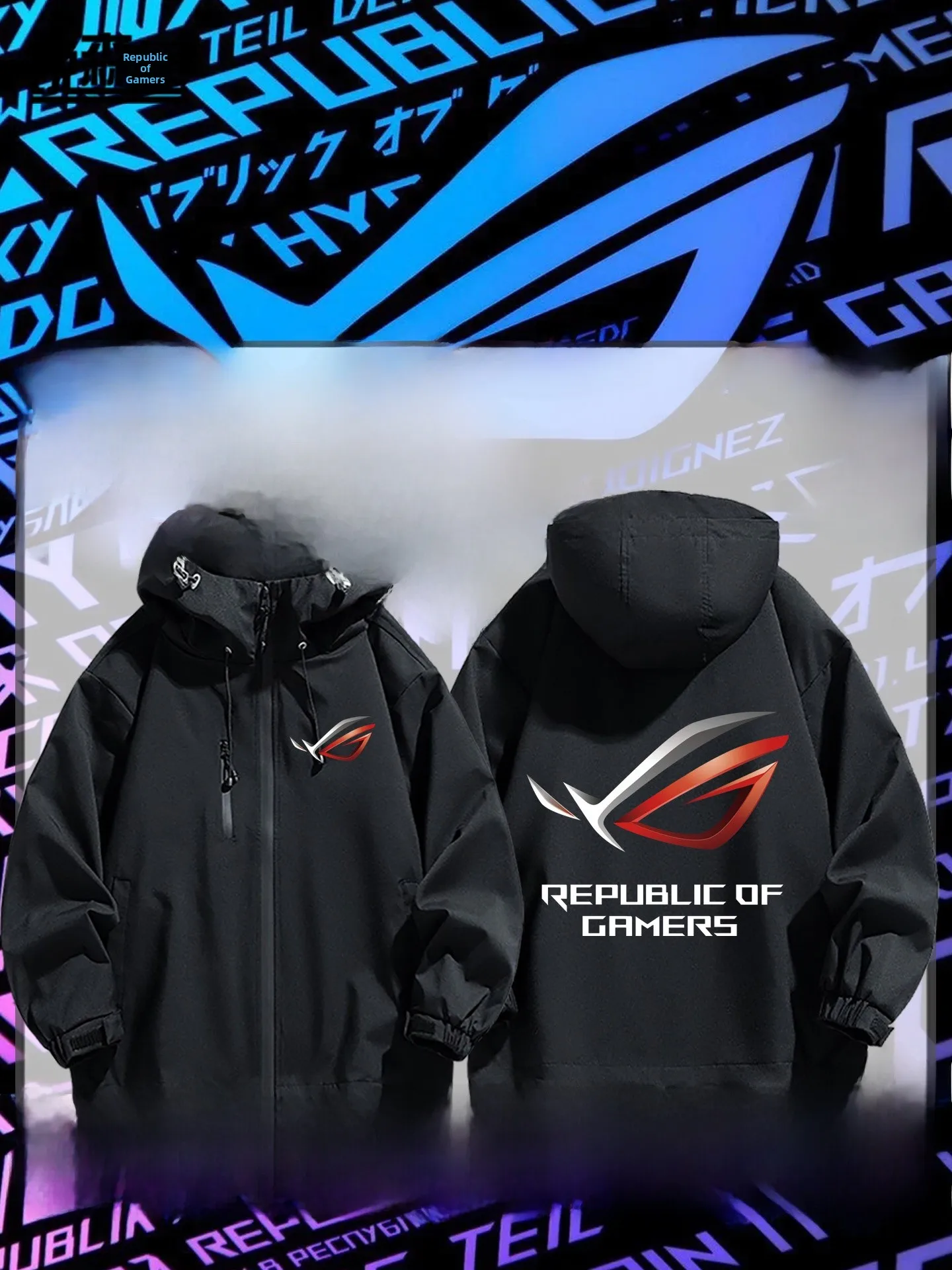 

Повседневная мужская ветрозащитная футболка Player's Fortr Eye Jaet из полиэфирной ткани, модная всесезонная верхняя одежда