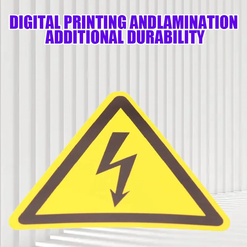 Autocollants en Vinyle avec Signes en Iodine, Étiquette de Sécurité au Travail, pour Machine Murale
