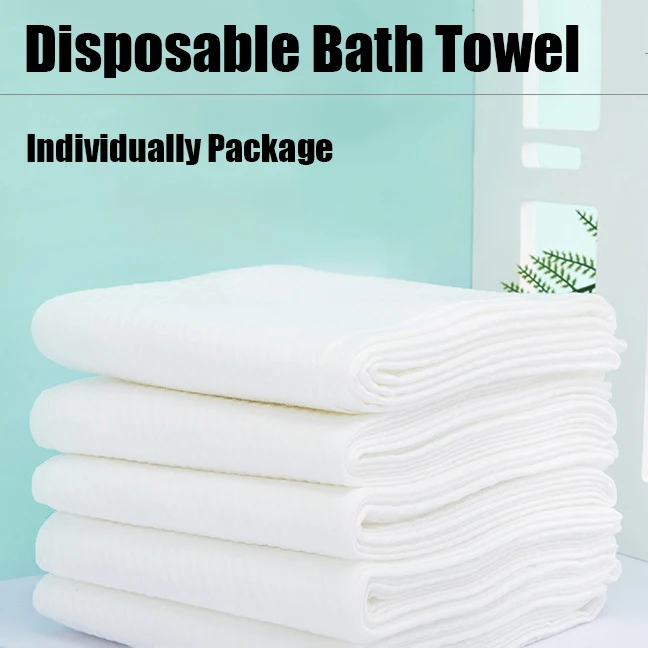 1/2Pcs 30x60cm Disposable Bath Towel Thicken Dry Travel Compression Individually Packed Large Hotel Towel Bath Portable Supplies