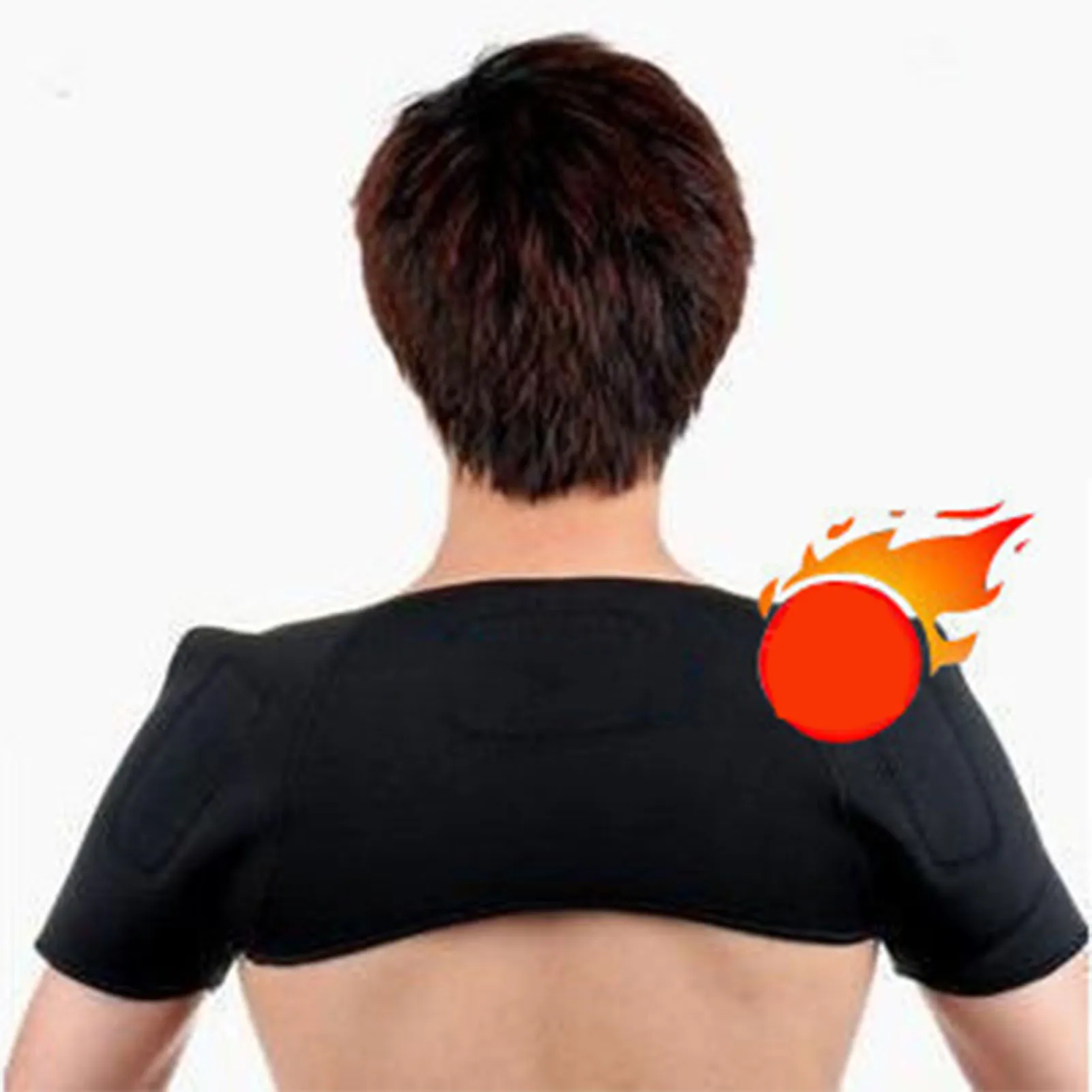 Tourmaline Self-Heating Shoulder Support Brace Magnetic Therapy Support Brace Infrared Massager for Men Women