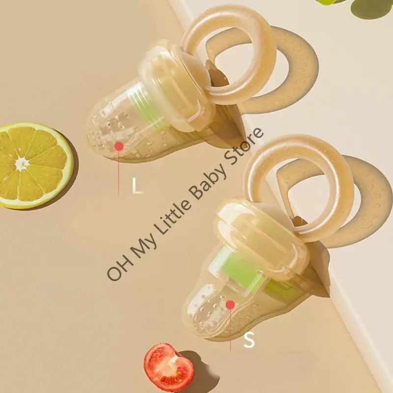 مصاصة طعام الأطفال من السيليكون M76C وعضاضة لتغذية الرضع بأمان #2