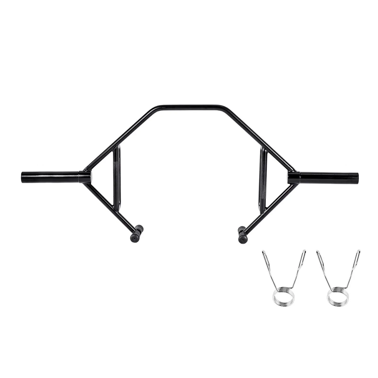 Шестигранная штанга с открытой рамой, 800 фунтов, шестигранная штанга с рукавами 2 дюйма и ручками с накаткой для приседаний, становой тяги, плечевого пресса