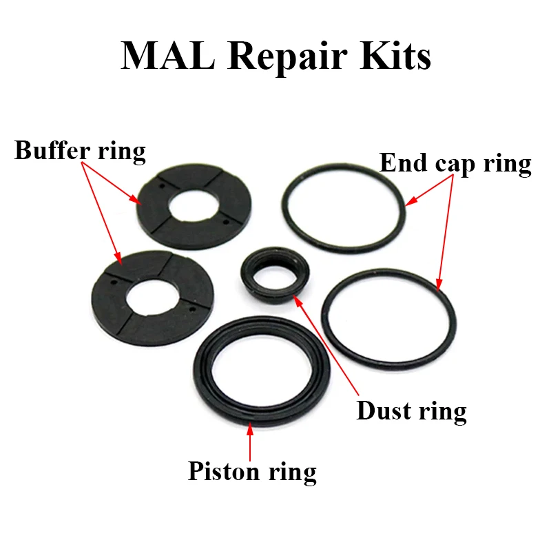 SDA SC MAL Air Pneumatic Cylinder Repair Kits Airtac Standard Piston Seal Ring Kit