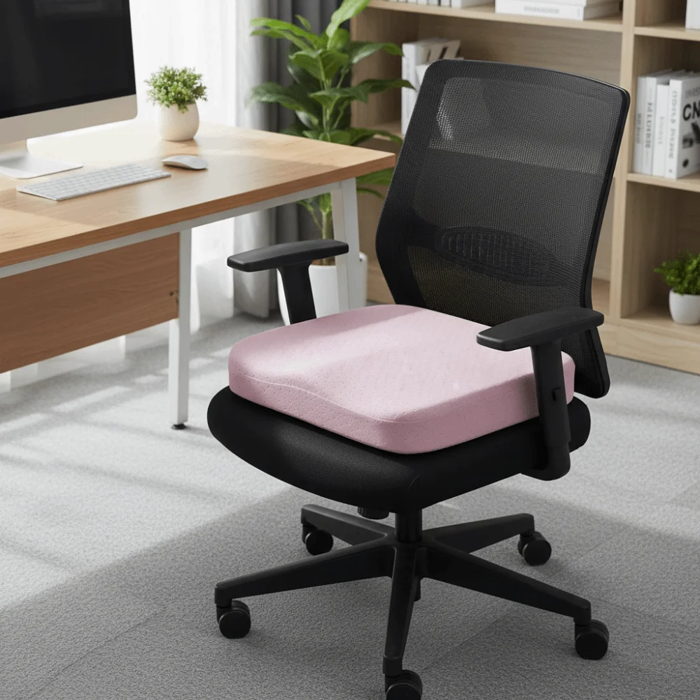 

Ergonomic Design High Resilience Cushion Ultra Soft Anti-Slip Tailbone Pillow High Resilience Breathable Chair Cushion