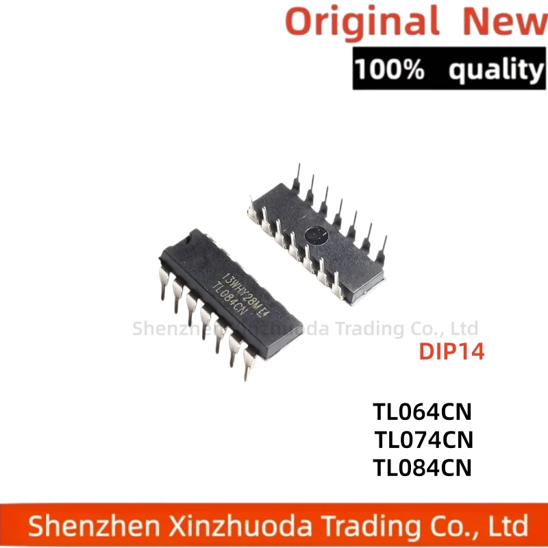 10 pieces TL064CN TL074CN TL084CN direct insertion DIP14 four operational amplifier chip
