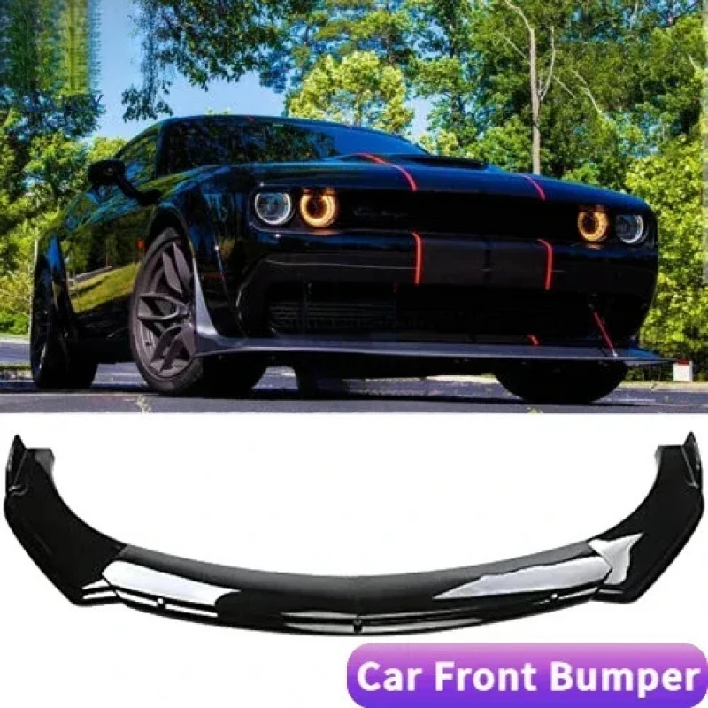

Front Bumper Lip Diffuser Air Dam Protective Guard Covers Body Kit For Challenger RT SRT SXT
