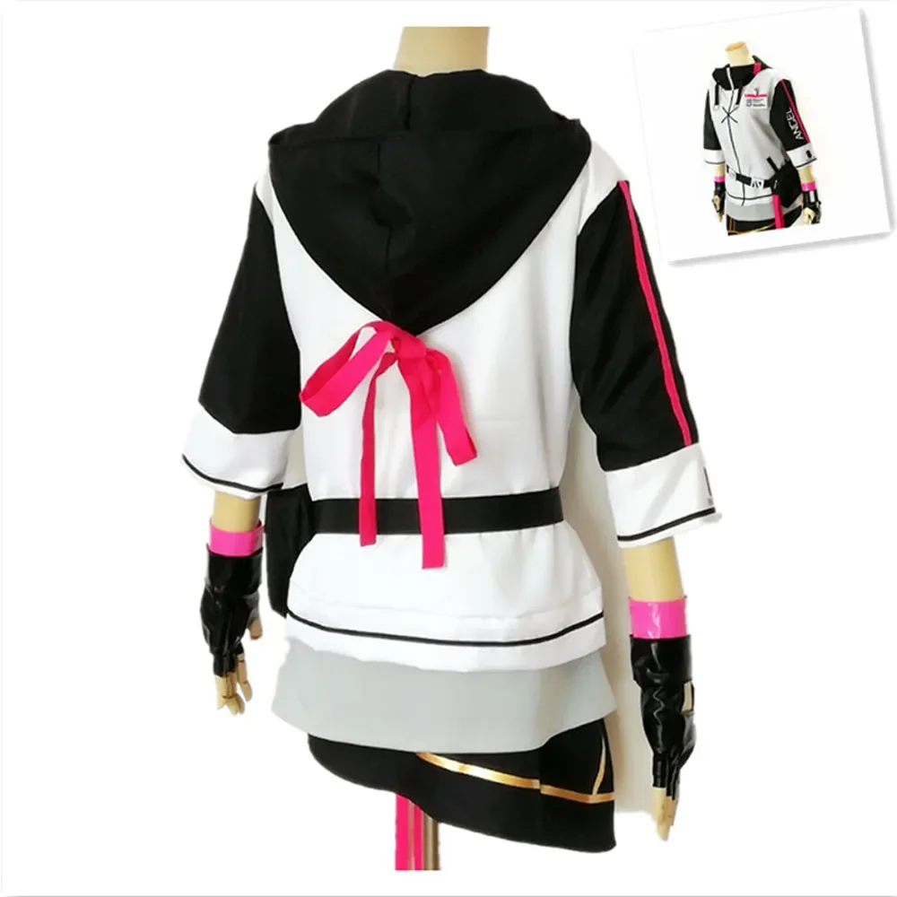 Costume de cosplay Arknights Exusiai pour hommes et femmes, tenue de jeu, veste, ensemble complet, Halloween, carnaval, fête, chaussures