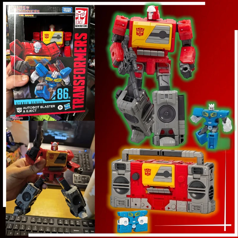 

Transformers SS86 Legacy United G1 Blaster Eject Reissue Voyager Class Robot Toy Hasbro Official Action Figure Gift for Boys
