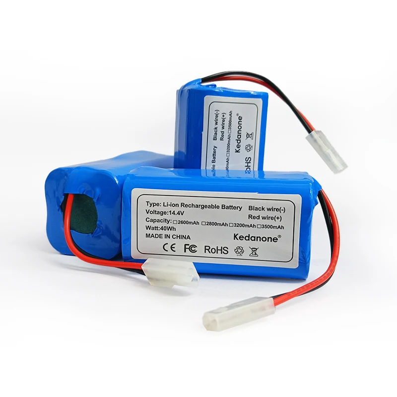 ใหม่14.4V 3500MAh แบตเตอรี่ลิเธียมเครื่องดูดฝุ่นหุ่นยนต์ Xiaomi Mi ต้อง MJSTG1เครื่องดูดฝุ่นหุ่นยนต์18650แบตเตอรี่แพ็ค