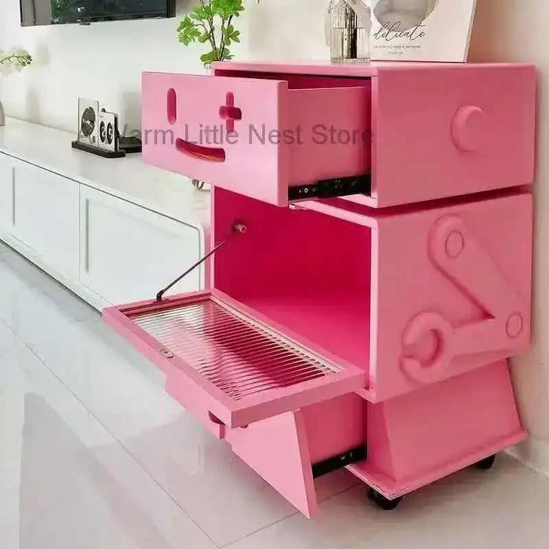 طاولة السرير فريدة من نوعها الحديثة الشمال العصرية جودة حساسية منضدة الجدول لطيف تخزين أثاث غرفة نوم Mesitas De Noche #6