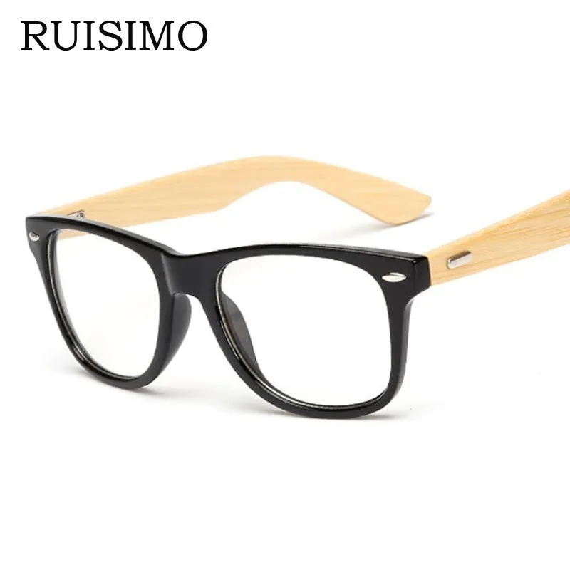 Classic Retro Lens Nerd wood Glasses frames Fashion brand designer Men Women Eyeglasses Optical Eyewear glasses for women men