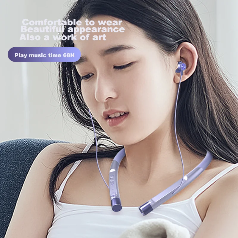 Bluetooth 5.1ワイヤレスヘッドセット,スポーツイヤホン,Hifi,9dステレオ,電話用ボリュームコントロール,e02