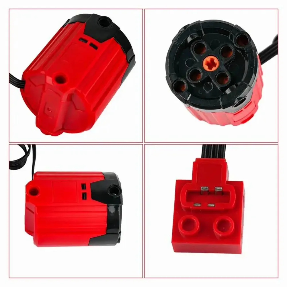 8882 XL Motor Red PLus bloques de construcción piezas de tecnología MOC funciones de energía Motor de potencia para logoeds DIY coche camión Power Up