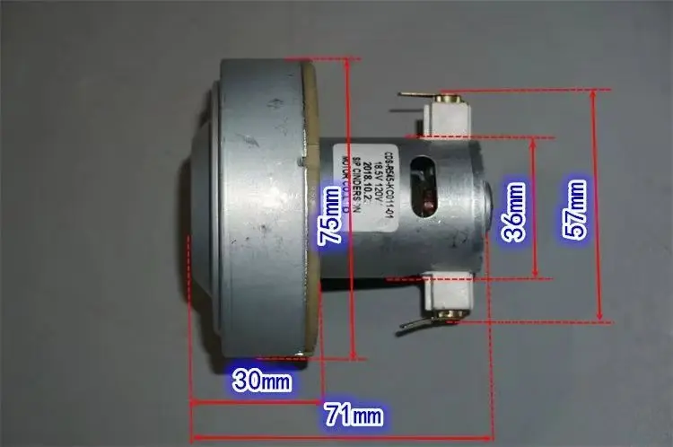 Imagem -06 - Motor dc Movimento Violento Aspirador Cordas 18v 120w dc Aspirador Motor Rs545 Motor