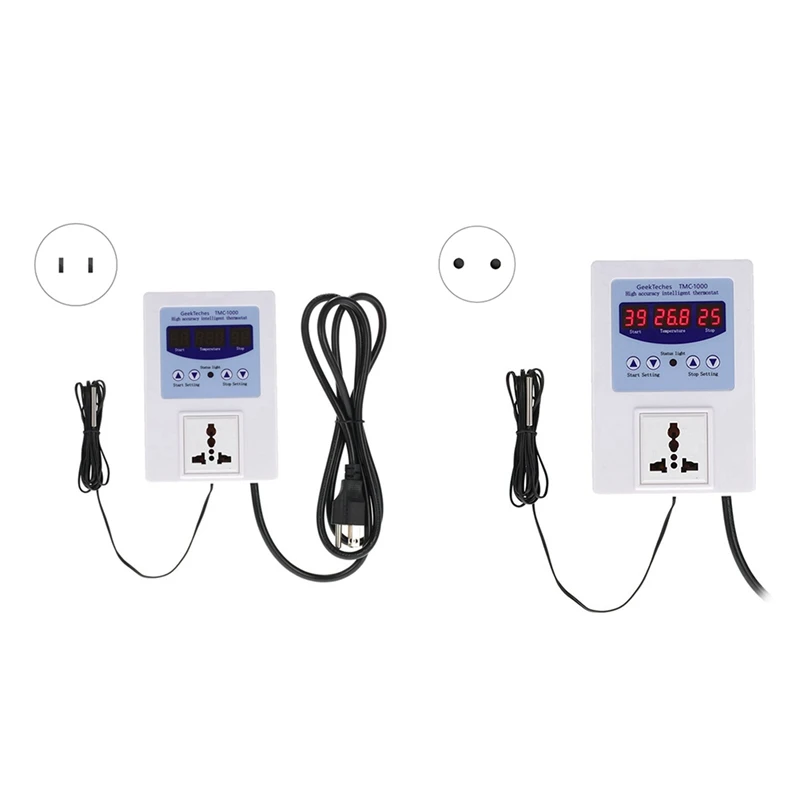 

J1UL1N TMC-1000 Digital Temperature Controller Intelligent High Accuracy Heating Cooling Sensor Temp Control Thermostat