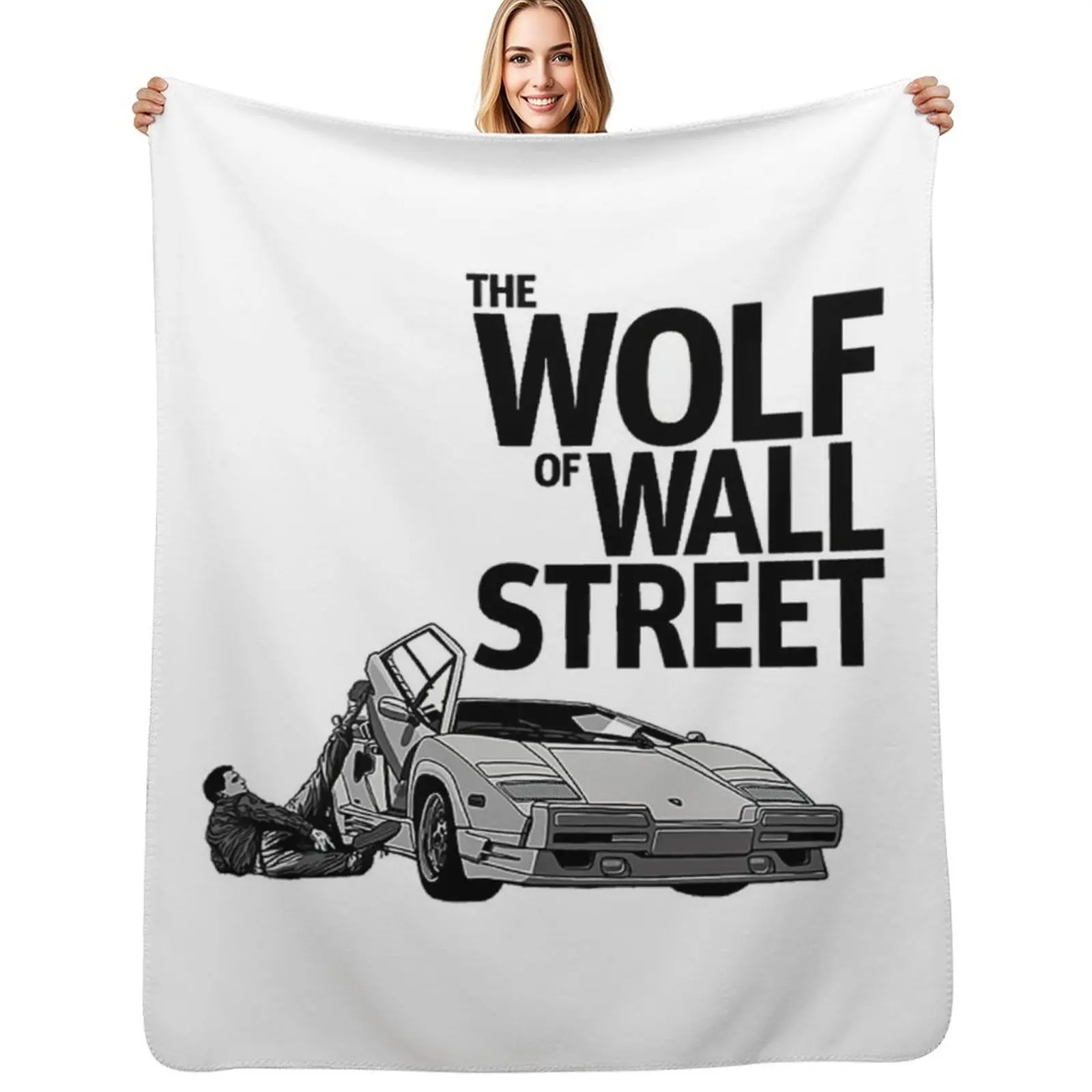 

The Wolf Of Throw Blanket Sofa Quilt Decoratives Single Comforter Blankets
