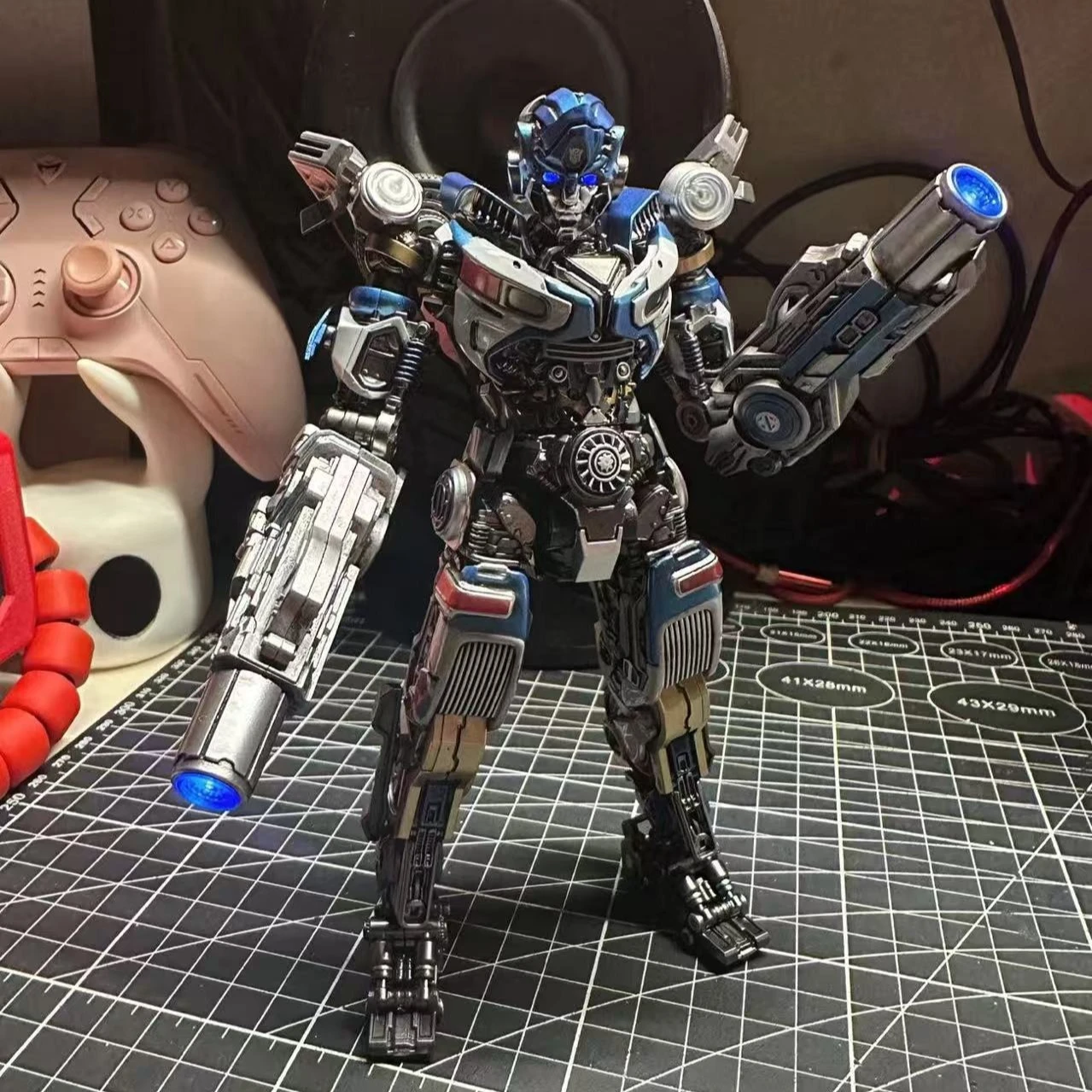 Disponibile Giocattoli trasformati Mirage Rise of the Beasts Serie AMK PRO 16 cm Kit modello Mirage Regalo per ragazzi Collezione di action figure