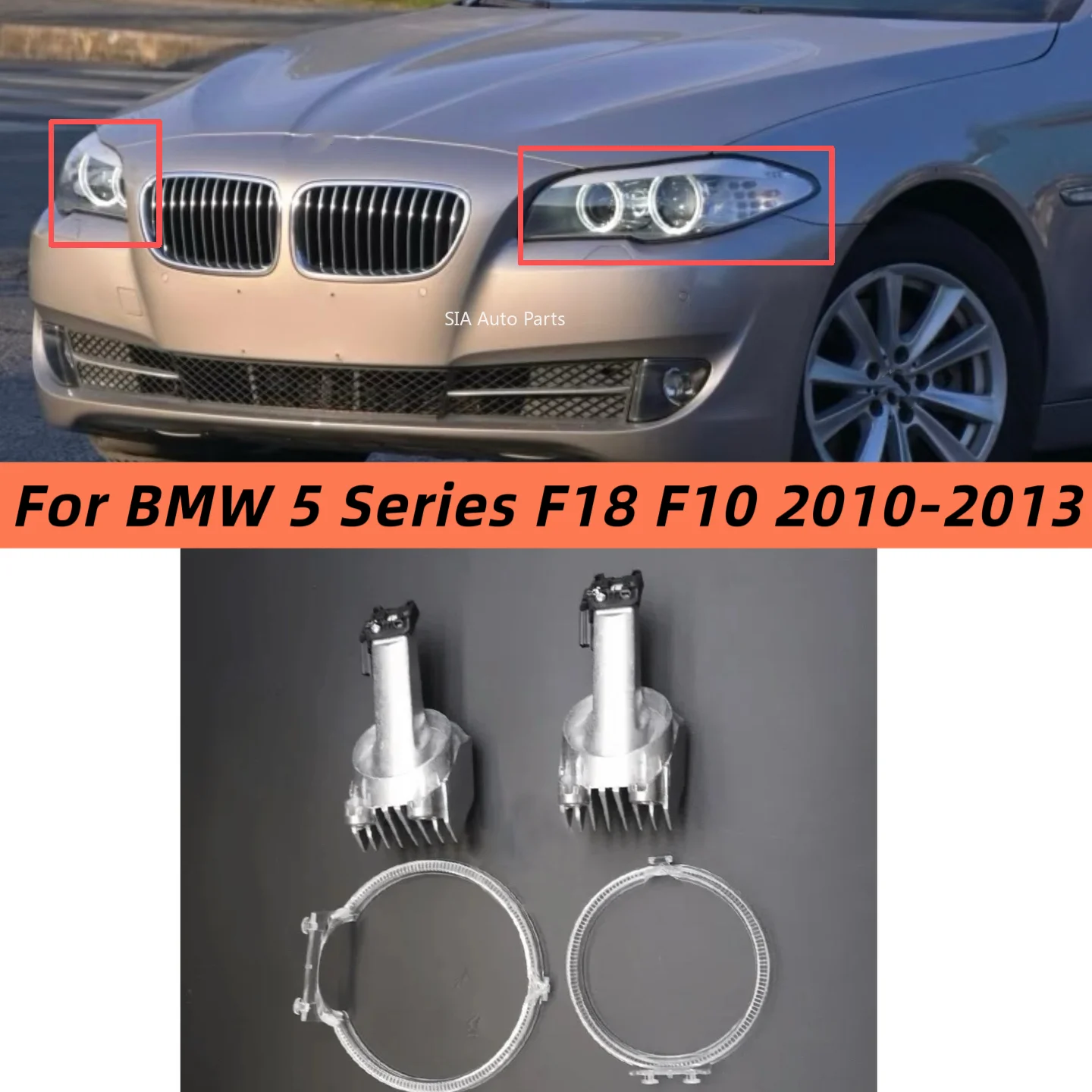 

FOR BMW 5 Series F18 F10 2010-2013 Car Headlights DRL Light Strips Angel Eyes Chip Ballast Module Illumination Maintenance Part