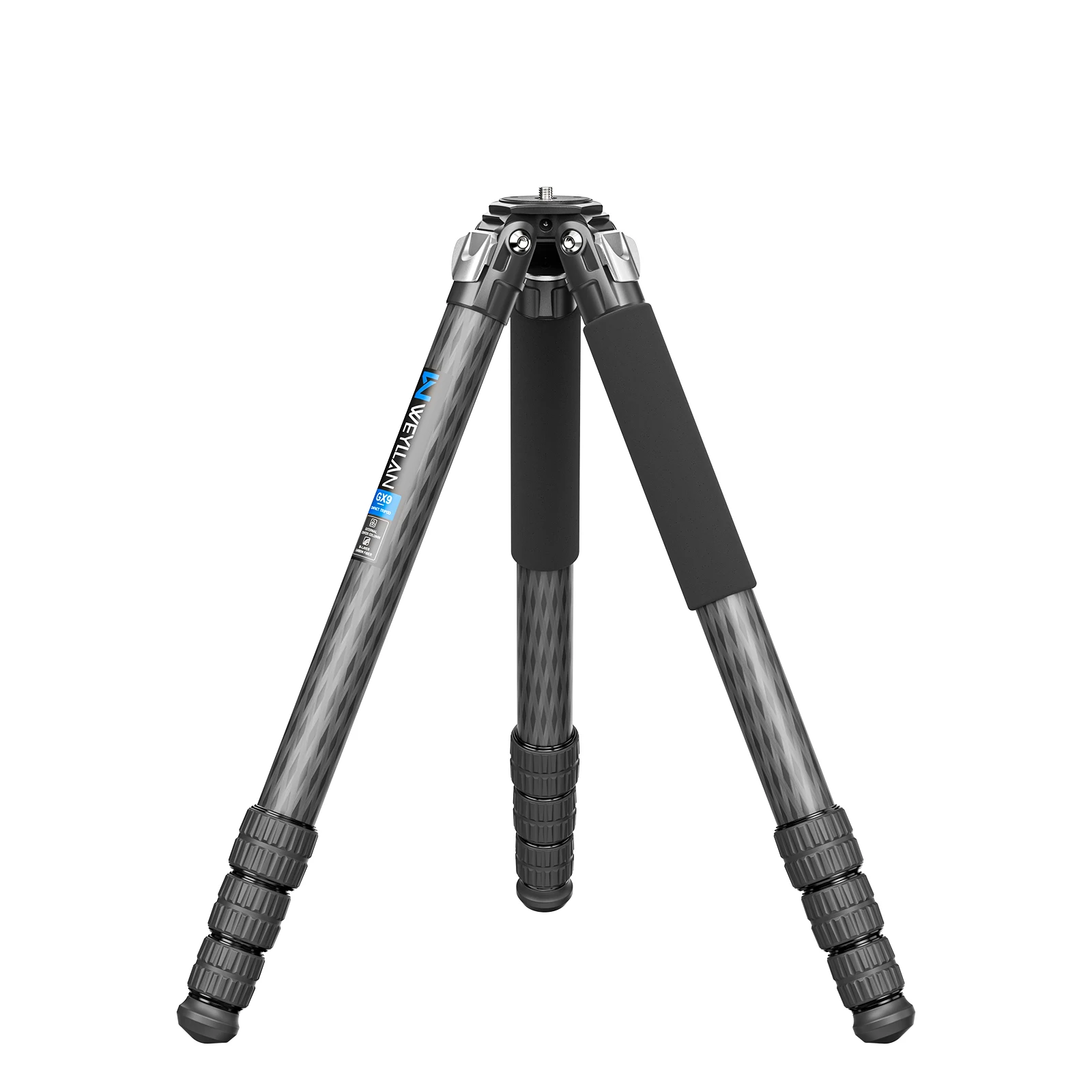 EVUMO WEYLLAN GX9 Heavy Duty Carbon Fiber Stativ Kompakte Kamera Stativ Einbeinstativ Rohr 40mm mit Kugelkopf für Teleobjektiv Last 40kg 8