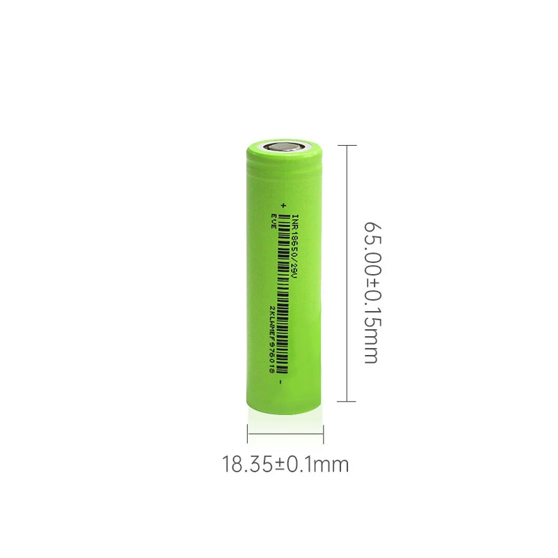 Original EVE INR 18650 29V 2650mAh 3.6V 3C Battery Rechargeable Power Lithium Ion Battery For Electric Vehicle Power Tools