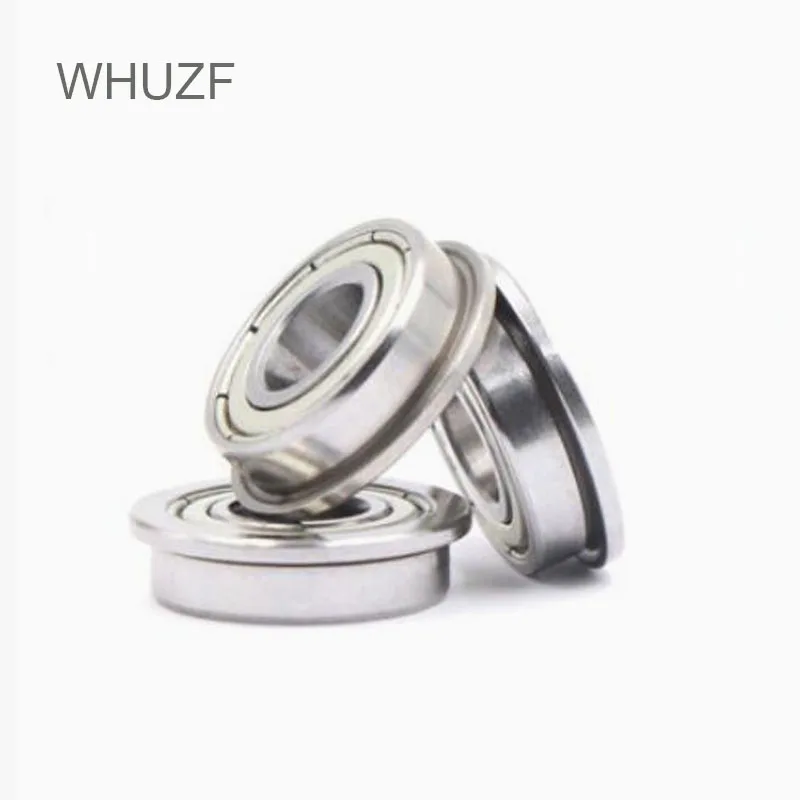 WHUZF Free Shipping 5/10/20PCS F698ZZ Bearing ABEC-3 8*19*6 mm Flanged F698Z Ball Bearings F698 ZZ F619/8ZZ