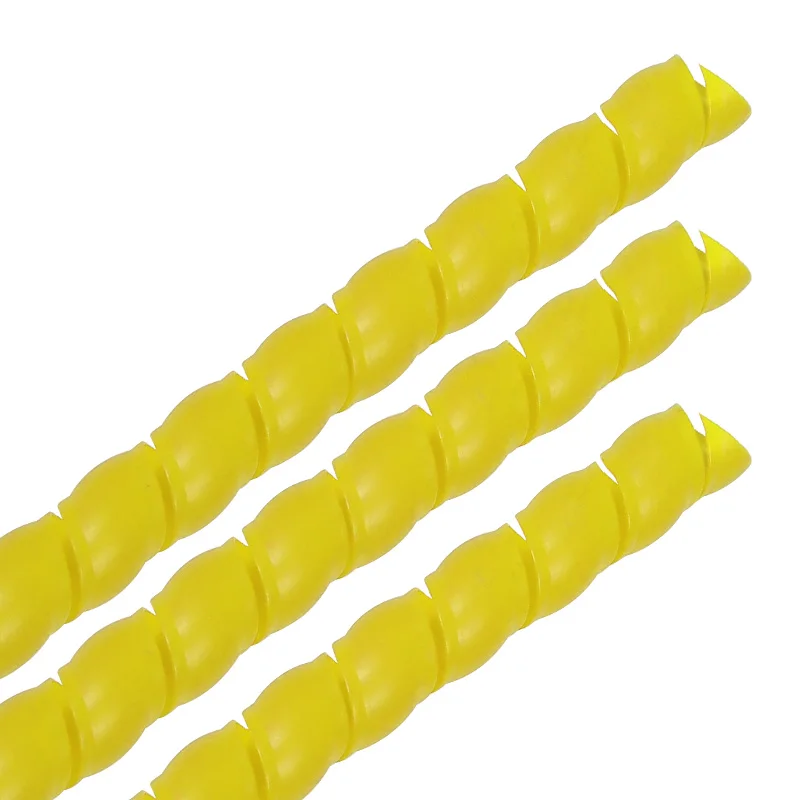 2 m lang, 8/10/12 mm Kabelschutzhülle, spiralförmig umsponnen, flexibler Draht-Organizer, Isolierhülse, Drahtwickelschutz