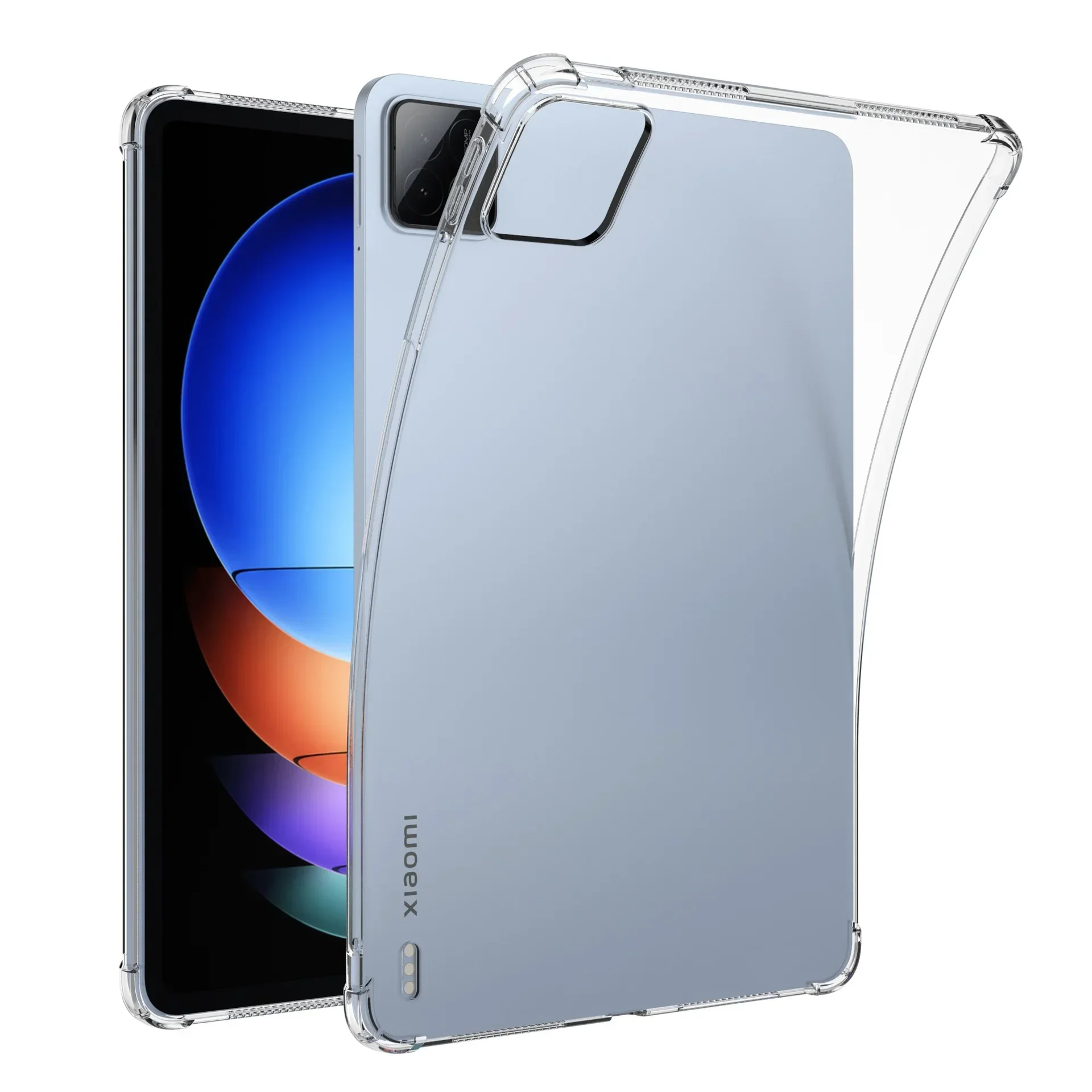 Soft Clear Tablet Case For Xiaomi MI Pad Case 6 5 7 6s Pro 12.4 Redmi Pad SE 8.7 11 12.1 Case Shockproof Silicone Cover