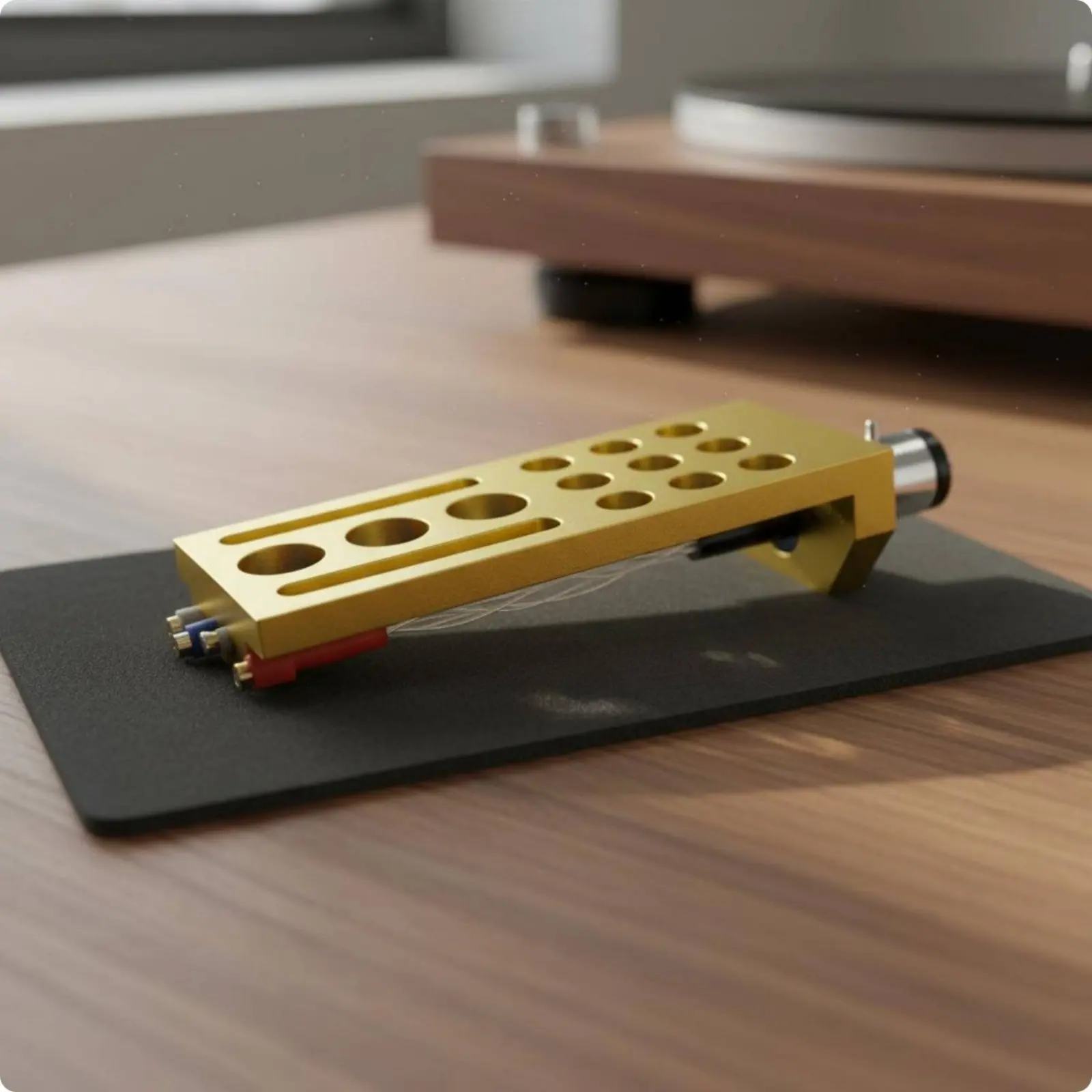 

SME Headshell CNC Machined Phono Headshell Phono Cartridge Holder Lightweight Aluminum Vinyl Cartridge Mount Magnetic