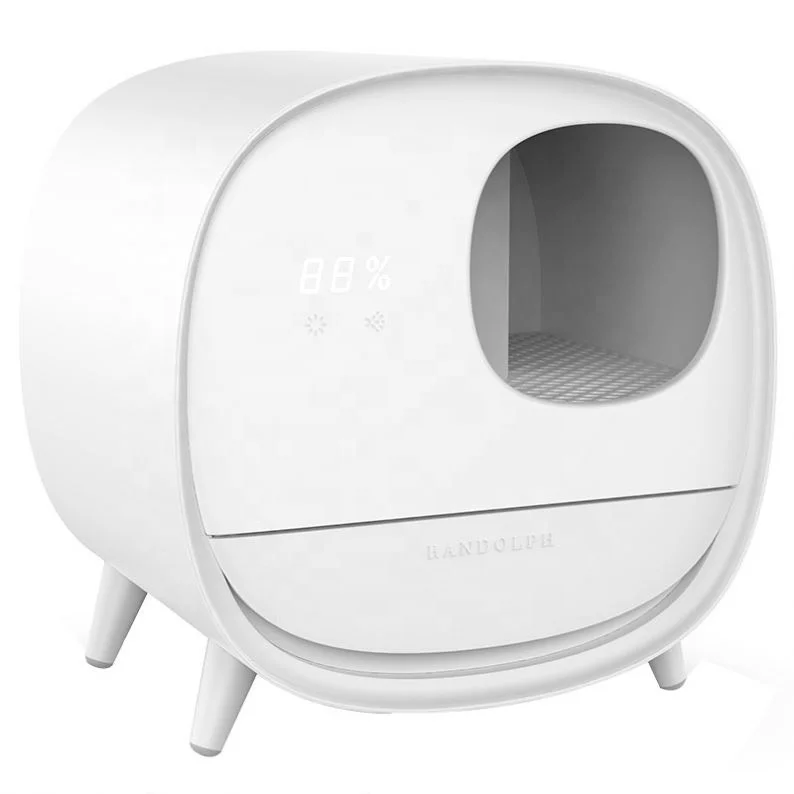 

Portable Large Smart Cat Toilet Self Cleaning Enclosed Cat Litter Box Automatic Cat Toilet