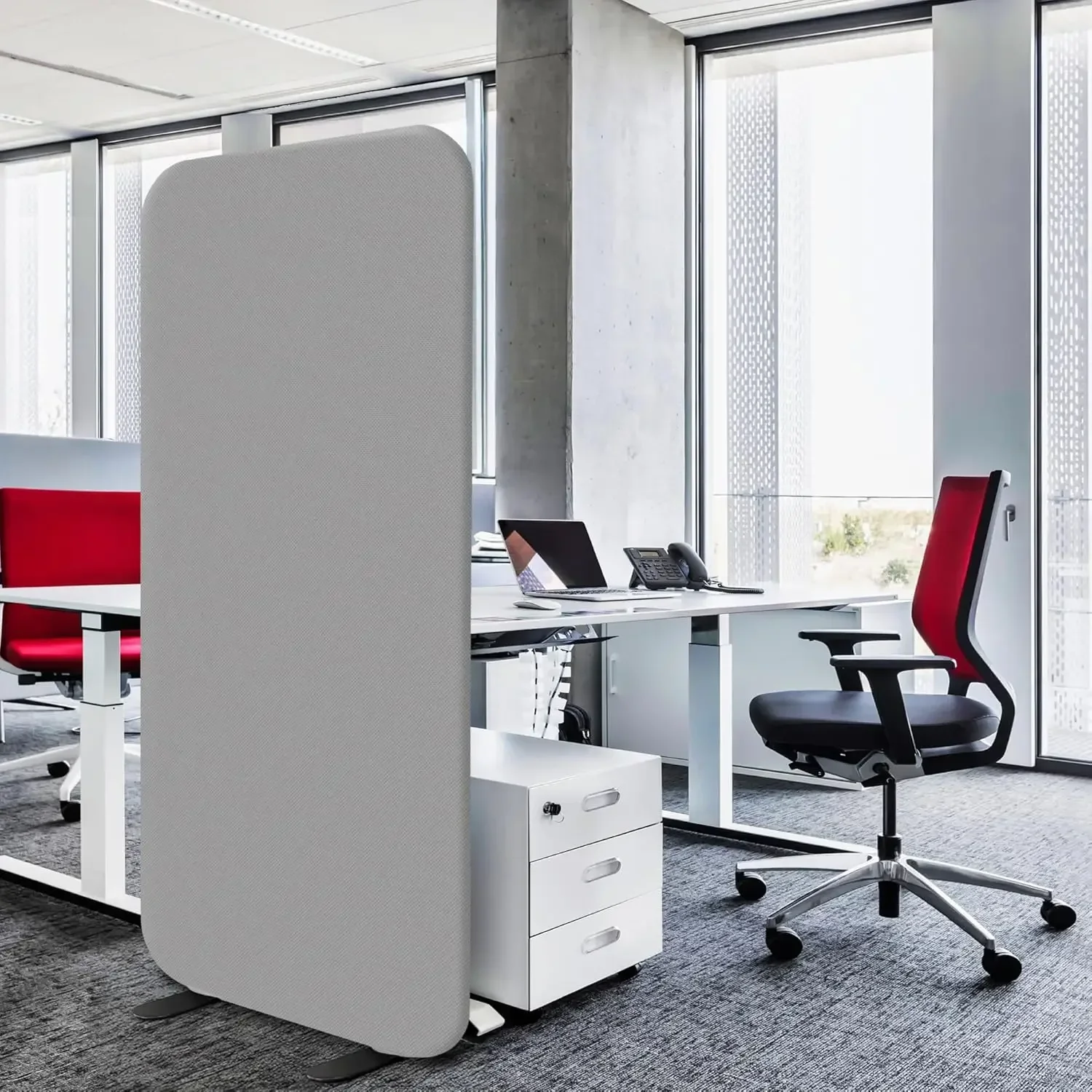 

Standing Room Dividers, Privacy Divider Panel Wall, Portable Divider Separator Screen for Classroom, Office, Studio, Home