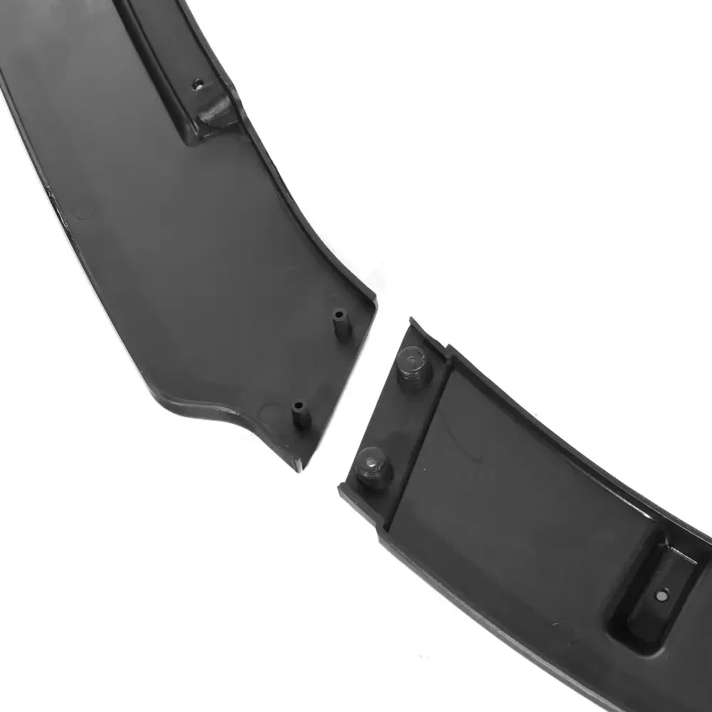 

3 Pcs Front Bumper Lip Spoiler Splitter Gloss Black For Volkswagen Golf MK6 GTI GTD 2010-2013 Car Modification Part Body Kit