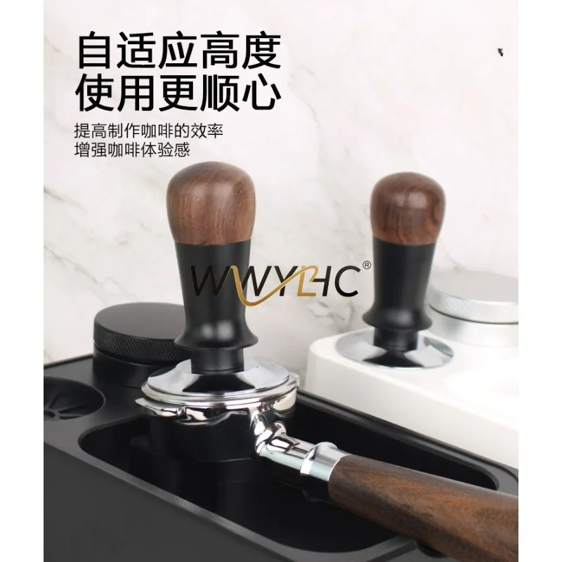

Suitable for The New Walnut Powder Hammer Italian Elastic Coffee Powder Press Filler Anti-pressure Bias 51/53/58 Mm