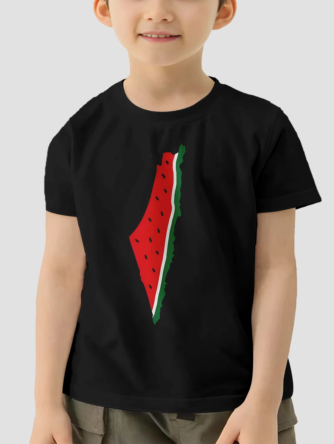 

Watermelon Boys Wear T-shirt for a Boy Child Tee Shirt T-shirts for Children Tops Kids Summer Clothes Short Sleeve 2024 Top