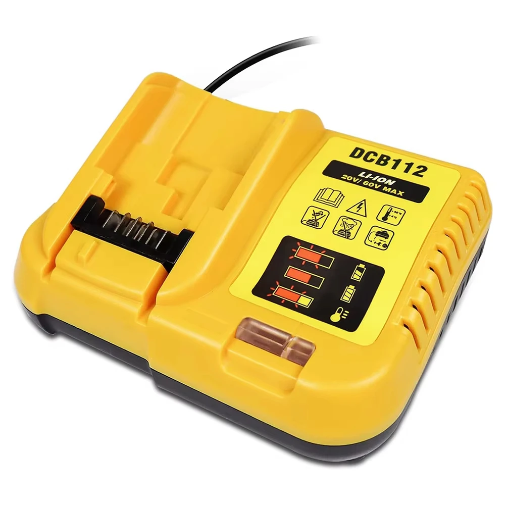 DCB112 Зарядное устройство для литиевой батареи 2А для Dewalt 10,8 В 12 В 14,4 В 18 В 20 В макс. DCB206 DCB205 DCB204 DCB203 DCB120, DCB107 DCB115 DCB105