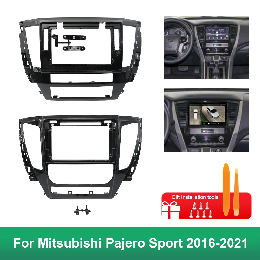 9-polegada-2286cm-101-polegada-25654cm-para-mitsubishi-pajero-sport-2016-2021-adaptador-android-radio-painel-quadro-do-carro-kit-fascia