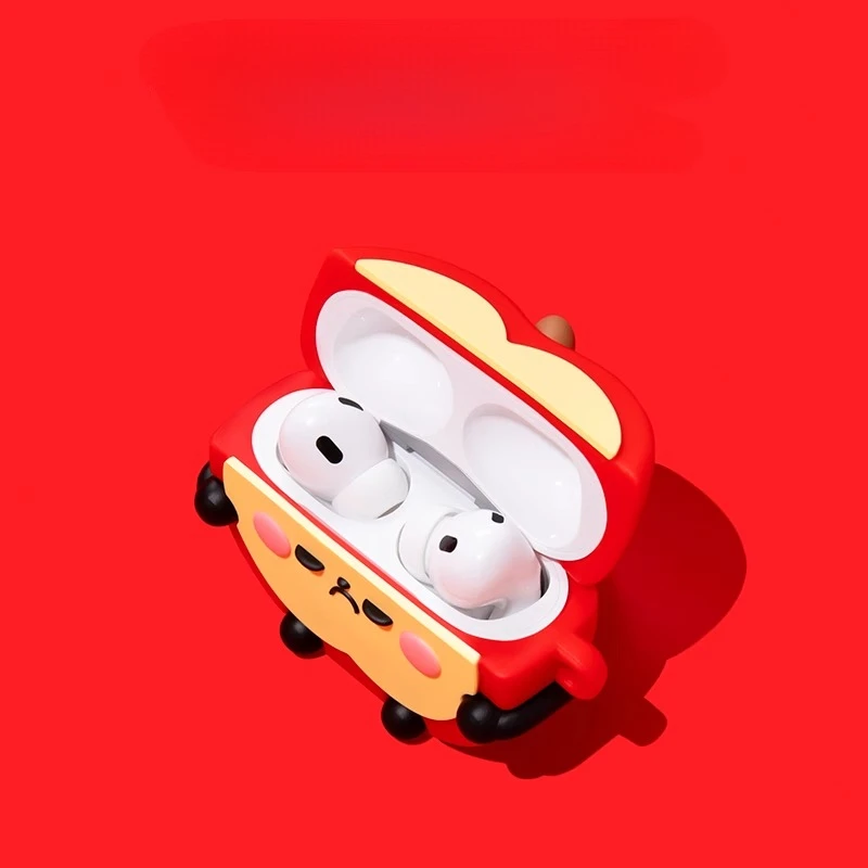 Creative 3D for Airpids 4th Generation Earphone Case, for Apple Airpods Pro 2 Protective Case 3rd Generation Red Fruit  Gift