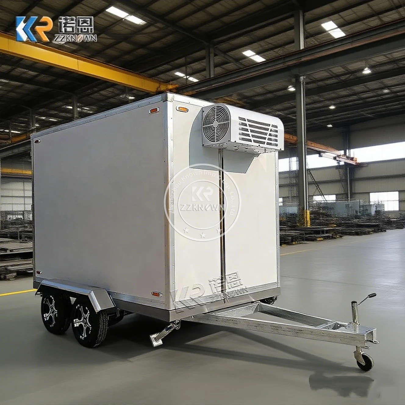 Walk In Freezer Cold Room Mobile Refrigerated Food Storage Unit Refrigerator Cooling Trailer