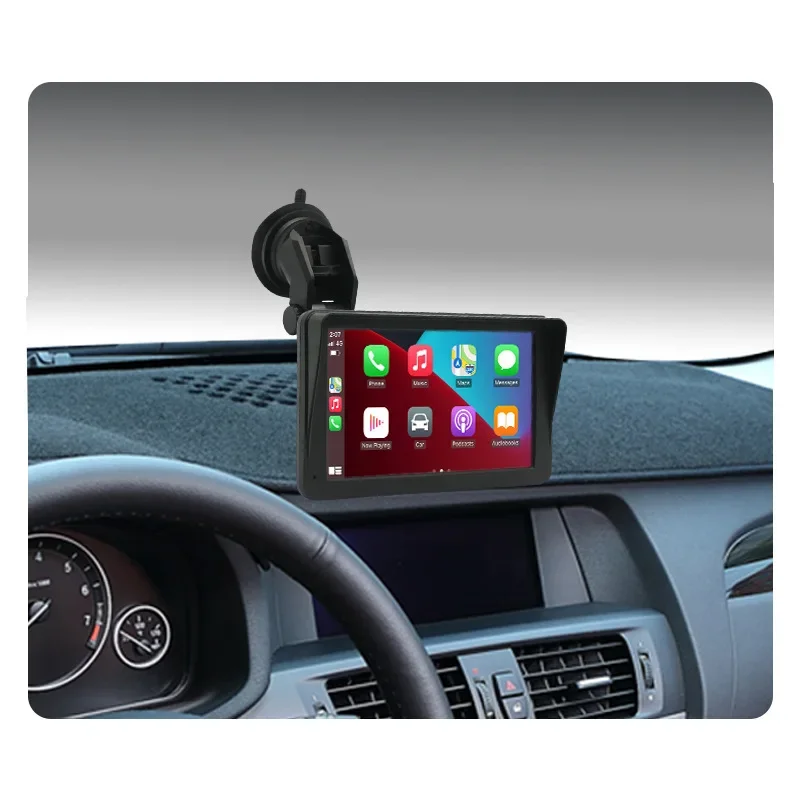 7 Inch Car Navigation Touch Wireless Carplay High-definition Large Screen PND Universal All in One Portable Car Media Screen