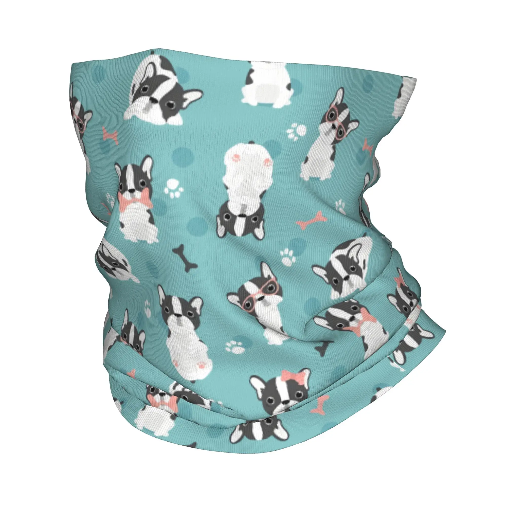 

Многофункциональная бандана-бафф для французского бульдога: ветрозащитный шарф-маска для лица, головной убор для женщин, мужчин и собак, тубус-балаклава