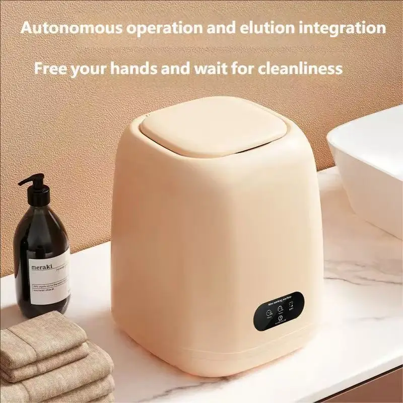 Small Washing Machine for Underwear Children's Clothes mini Washer fully automatic Portable Washing Machine with Spin Dryer 220V