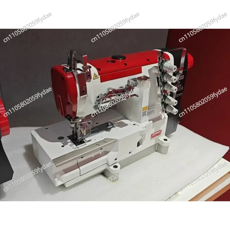 Industrial Sewing Machine JK500A-01D High Speed Flat Seam Edge Locking Sewing Machine for T-Shirts, 3-needle 5-thread Flat