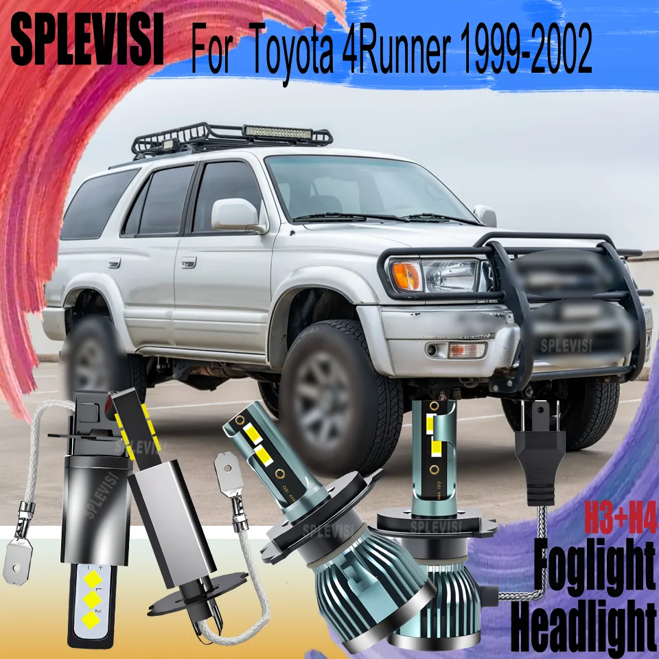 

Waterproof IP68 Durable Construction Direct Replacement 9003 448 LED Headlight Fog Light For Toyota 4Runner 1999 2000 2001 2002