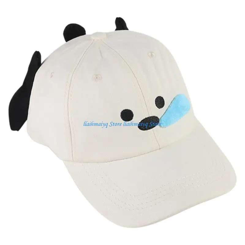 قبعة بيسبول فريدة من نوعها 573B للفتيات في الحفلات الموسيقية تظهر أغطية الرأس وآذان الجرو الجميلة