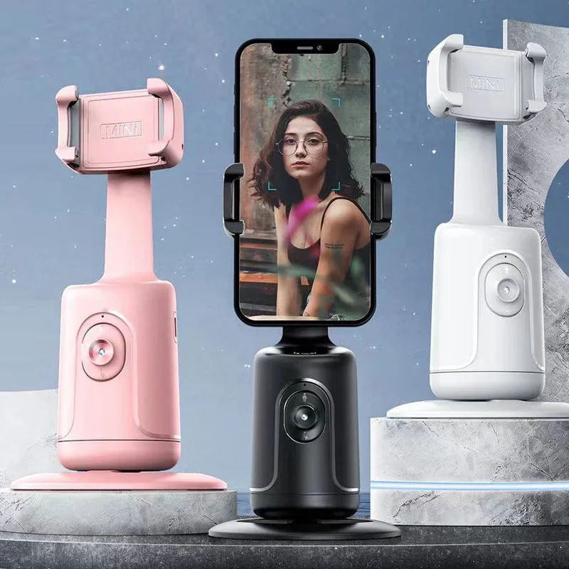 Follow-up PTZ P01 Intelligent AI Facial Recognition 360 ° Mobile Phone Holder Stabilizer Live Photography Automatic Tracking 2