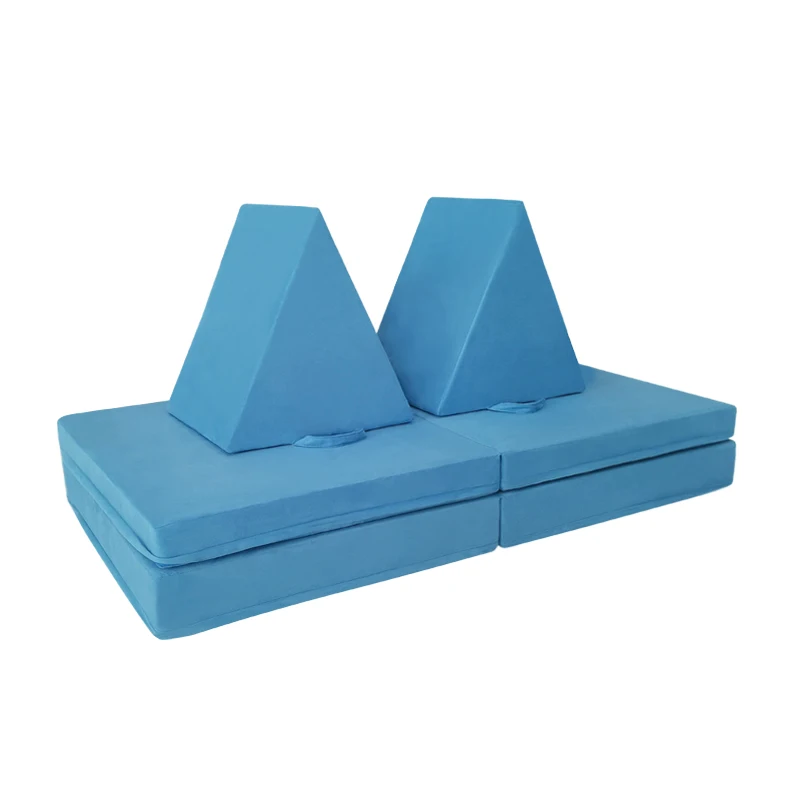 Multifunctional child sleeper floor foldable soft foam sofa come bed for kids