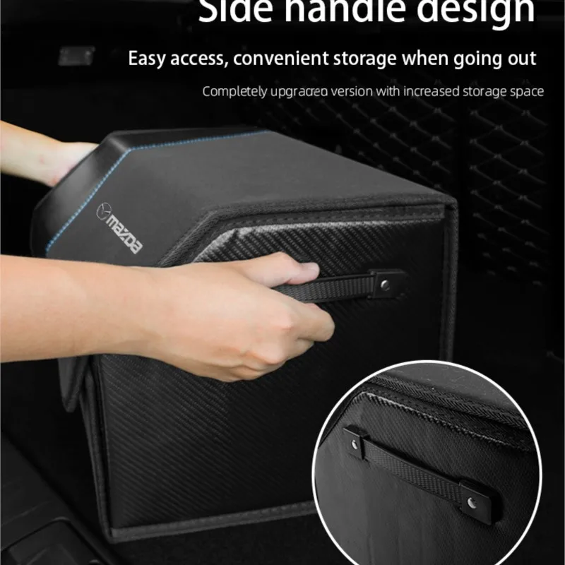 للطي صندوق منظم صندوق السيارة حقيبة التخزين أدوات ترتيب لمازدا 3 6 CX5 2 CX3 CX9 MX5 RX8 Axela Demio Atenza MS #5