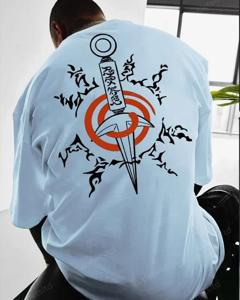 

Yellow Flash Kunai Tee,Anime Merch,Graphic Top,Japanese Streetwear,Harajuku,Oversized Fit,Signature Move,Comic Con,Men,Unisex